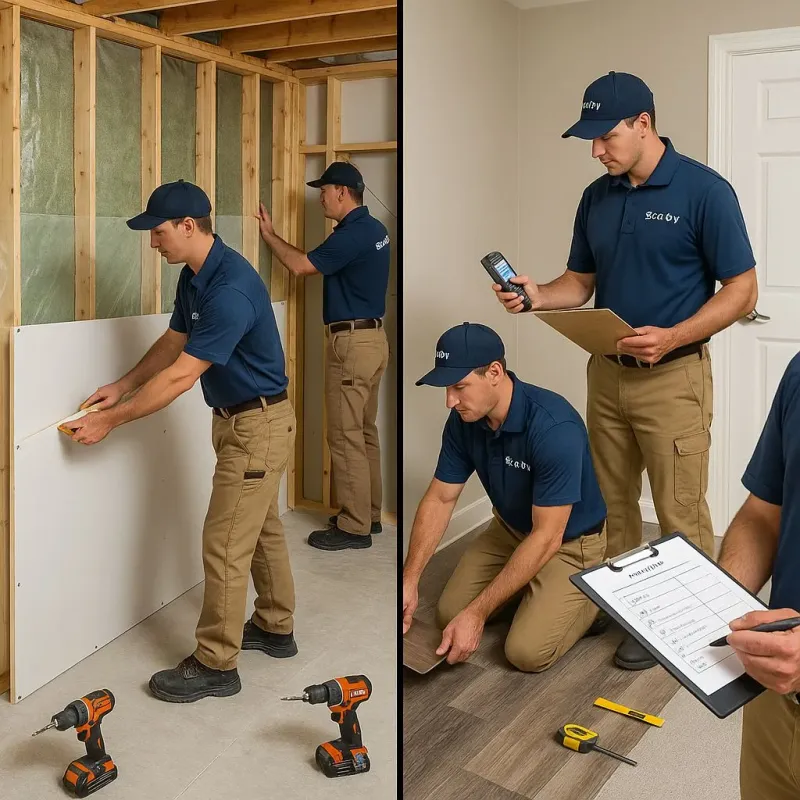 Repairs and Reconstruction process in Sherburne, NY